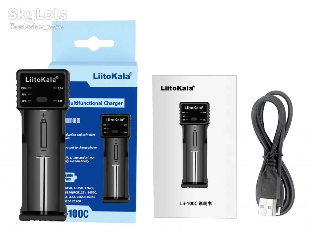 Зарядний пристрій LiitoKala Lii-100C зарядное устройство PowerBank - фото фото фото 0