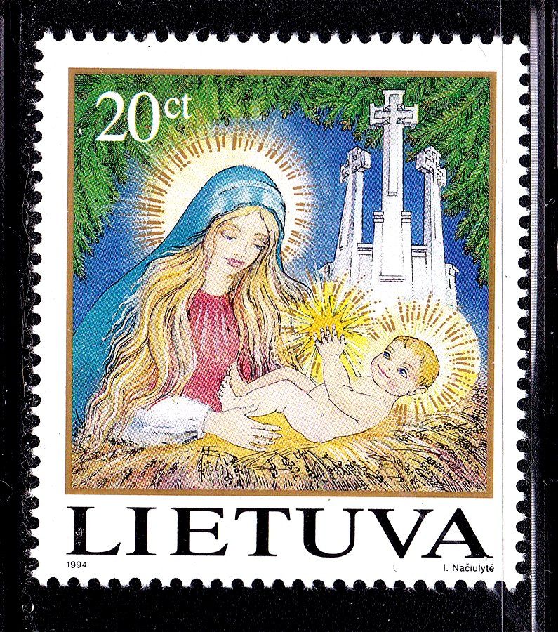 Литва 1994 г  MNH - Рождество - фото фото фото 0
