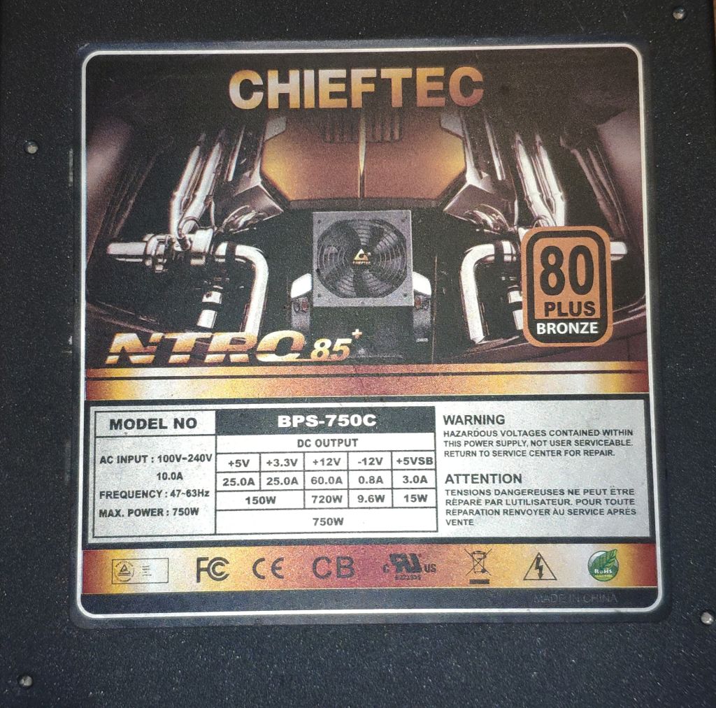 Блок живлення Chieftec Nitro BPS-750C - фото фото фото 0
