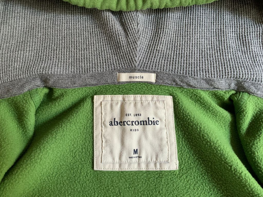 Толстовка детская с капюшоном Abercrombie, р.M - фото фото фото 6