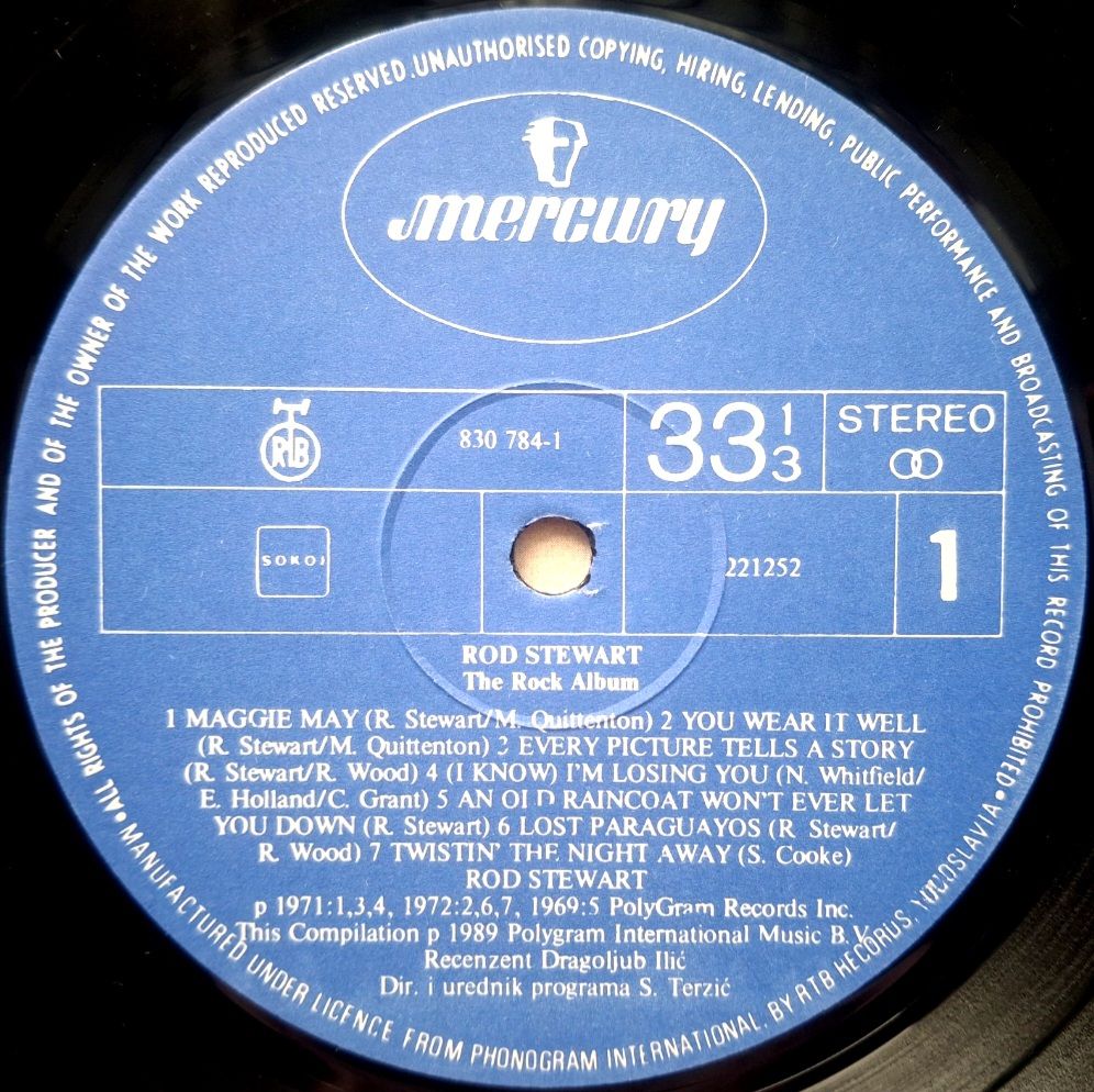 Rod Stewart - The Rock Album - 1969-74.  (LP). 12. Vinyl. Пластинка. Yugoslavia. - фото фото фото 4