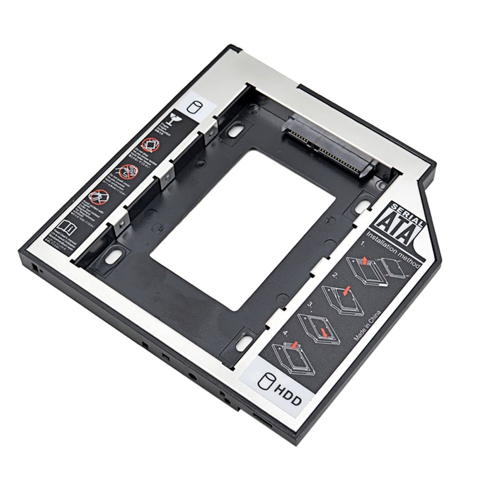 Optibay карман переходник для SSD 2,5'' 9,5мм вместо CD-DVD ROM черный 4019985 - фото фото фото 2