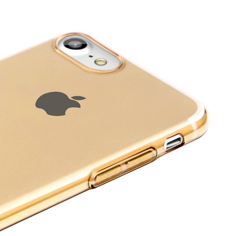 Чехол Baseus для iPhone SE 2020/8/7 Simple Pluggy Gold (ARAPIPH7-A0V) - фото фото фото 2