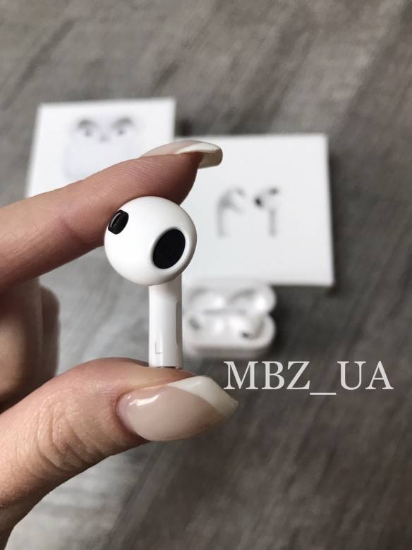 Наушники AirPods 3 Bluetooth, Белые для iPhone и Android - фото фото фото 4