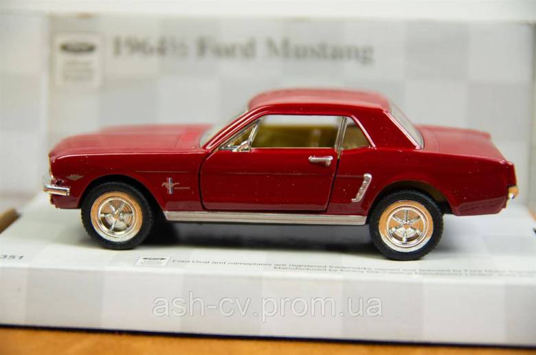 Модель авто, колекційна, Kinsmart Ford Mustang 1964 - фото фото фото 6