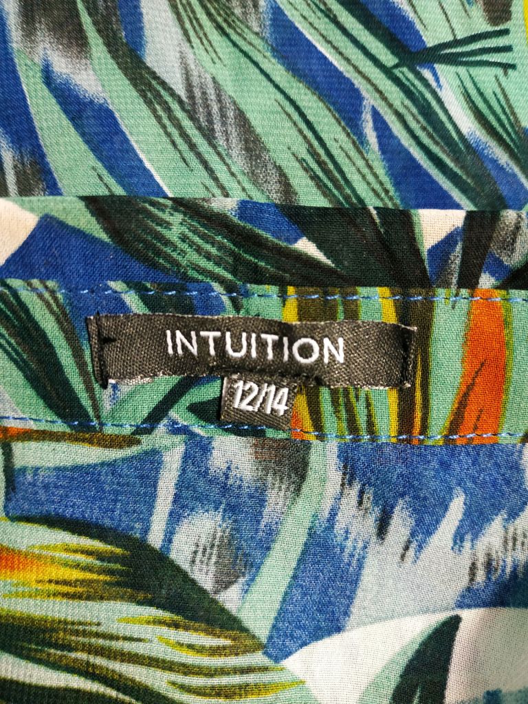 Блуза жіноча шифонова зелена INTUITION p-p 12-14 - фото фото фото 5
