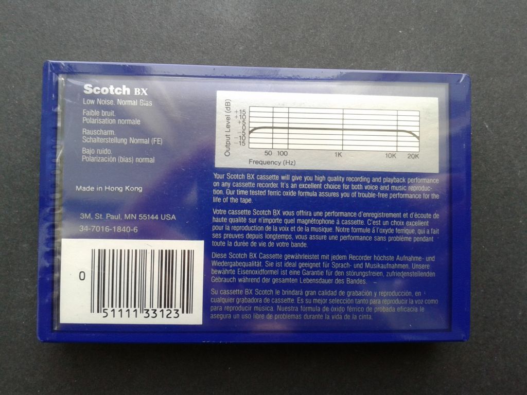 Аудиокассета Scotch BX 60 - фото фото фото 1