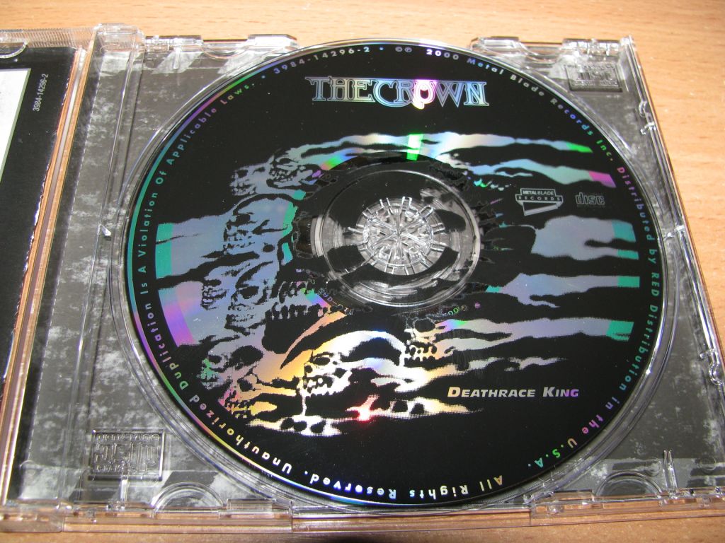 THE CROWN - Deathrace King  (2000 Metal Blade 1st press,USA) - фото фото фото 2