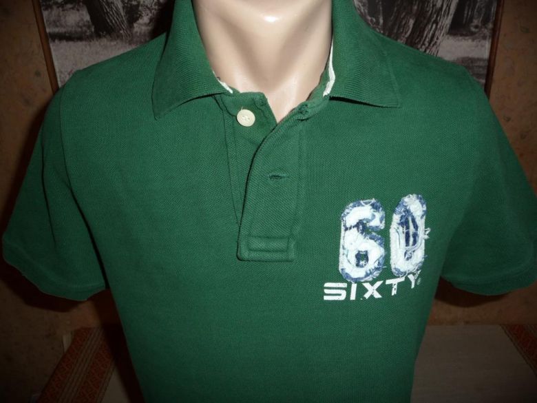 ФУТБОЛКА POLO-SIXTY.р-М ОРИГИНАЛ-100cotton. - фото фото фото 6