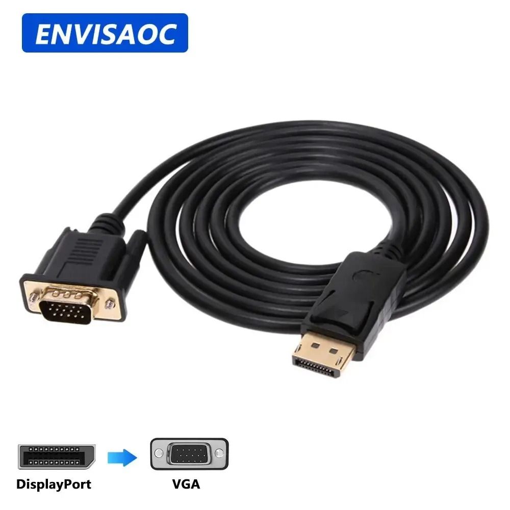 Кабель DisplayPort - VGA 1.8 метра - фото фото фото 0