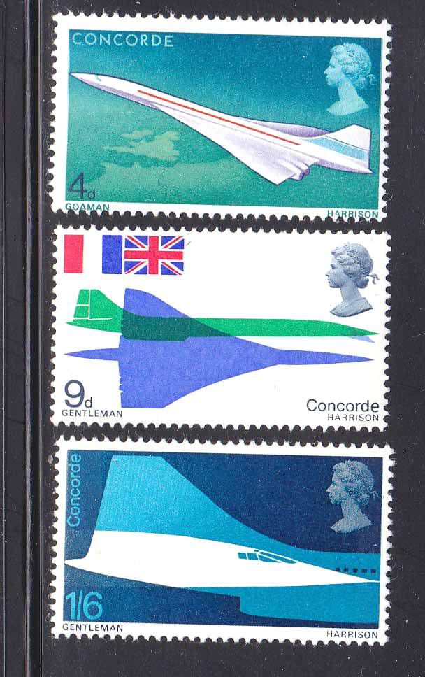 ZM Великобритания 1969 г MNH - авиация - фото фото фото 0
