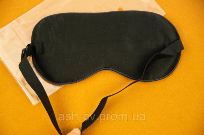 Маска, для сну, на очі, Premium, Silk Sleep Mask, Blue - фото фото фото 2
