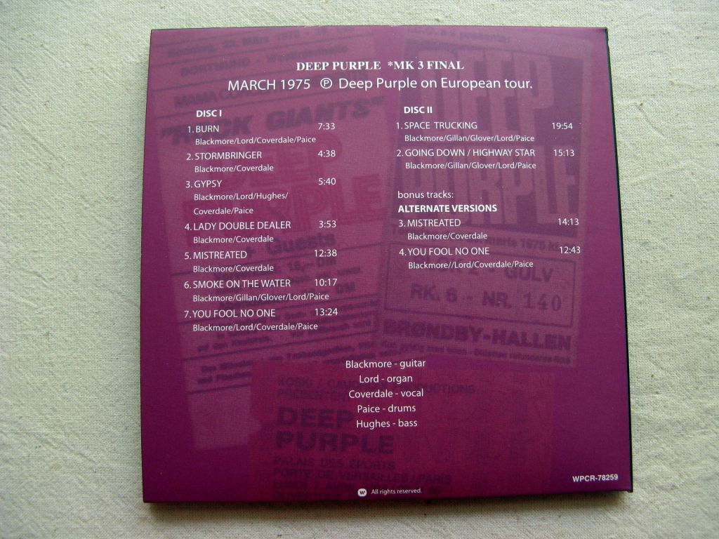 CDLP Deep Purple. The Final Concerts. 2CD. 1975/1996. - фото фото фото 6