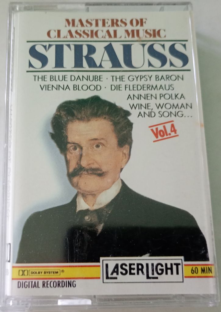STRAUSS Masters Of Classical Music Vol.4.  Cassette US - фото фото фото 0
