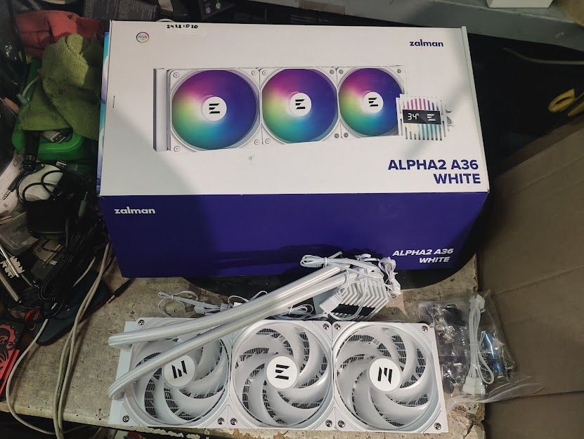 Система водяного охлаждения Zalman Alpha2 A36 White № 24281020 - фото фото фото 0