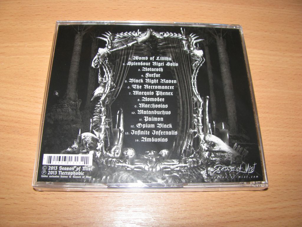 NECROPHOBIC - Womb Of Lilithu   (2013 Season Of Mist 1st press) - фото фото фото 1