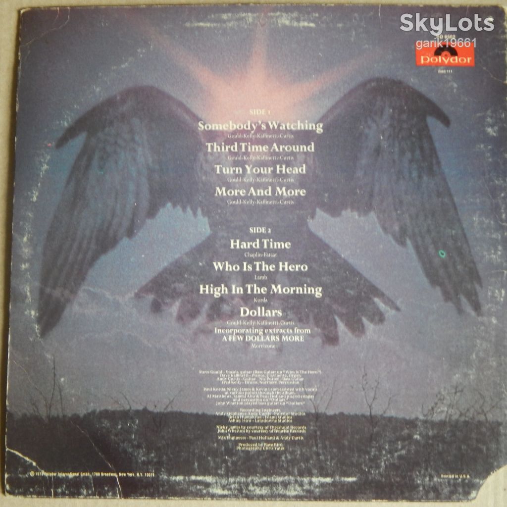 Rare Bird – Somebody's Watching  (Polydor – PD 6502, US) EX/EX+ - фото фото фото 1