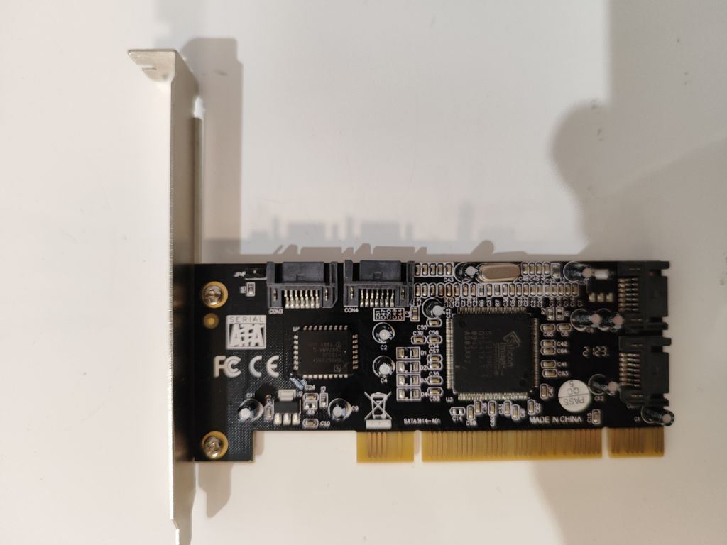 Контролер SATA 4-port Silicon Image SiI3114 PCIe/PCI - фото фото фото 3