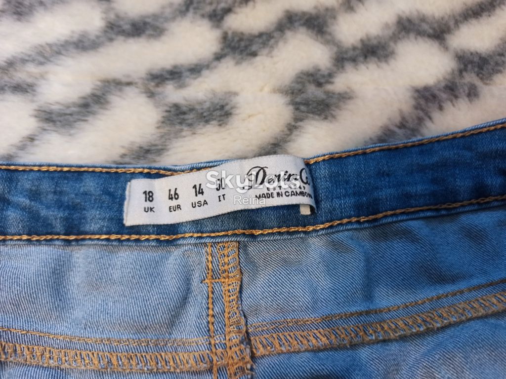 Стильні стрейтчеві джинсові шорти на пишні форми Denim Co - фото фото фото 3