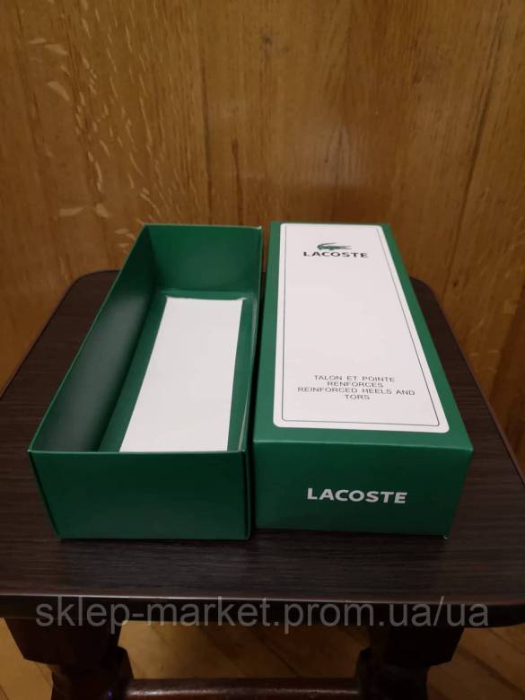 Коробка Lacoste на 5 шт зеленая - фото фото фото 3