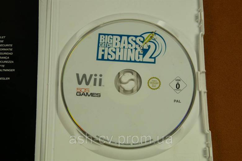 Диск, Nintendo, Wii, гра, Big Bass, FISHING, 2 - фото фото фото 5