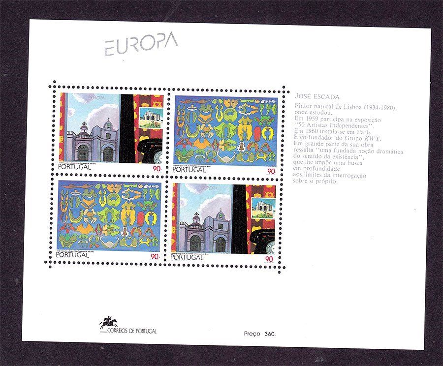 ZM Португалия  1993  г  MNH - блок - фото фото фото 0