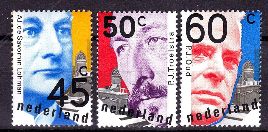 EU  Нидерланды  1980 г  MNH  - личности - фото фото фото 0