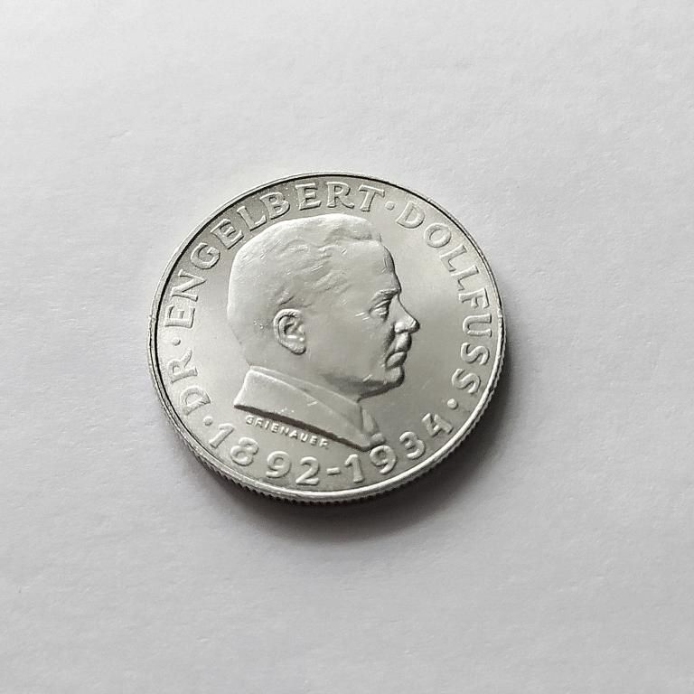2 ШИЛЛИНГА АВСТРИЯ 1934 состояние UNC серебро РЕДКАЯ!!! - фото фото фото 2