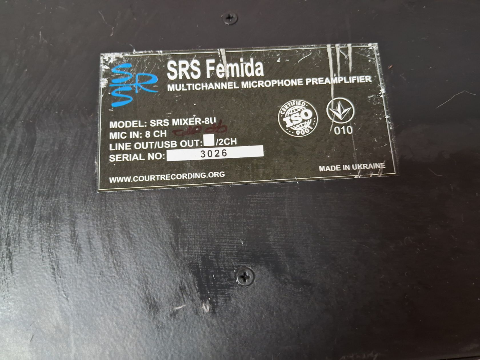 Багатоканальний аудіо інтерфейс , мікшер SRS Femida Audio Interface 8U MKII - фото фото фото 6