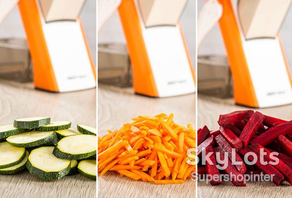Мультислайсер тёрка для овощей Brava Spring Slicer 9462 - фото фото фото 3