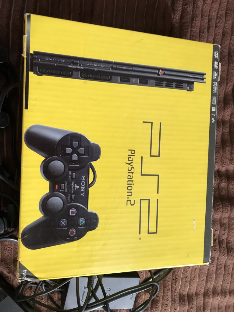 Sony playstation 2 два джойстика + HDD 40 игр - фото фото фото 2