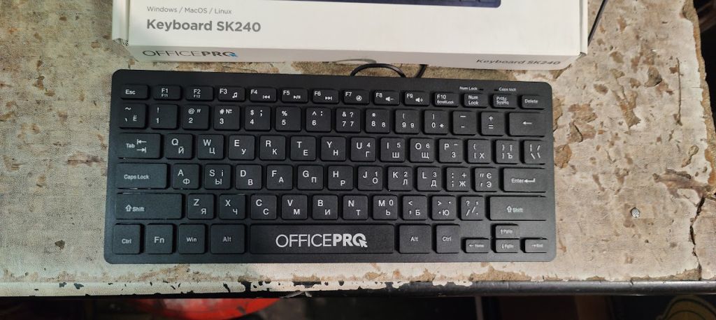 Брендовая клавиатура OfficePro SK240 USB № 24270219 - фото фото фото 1