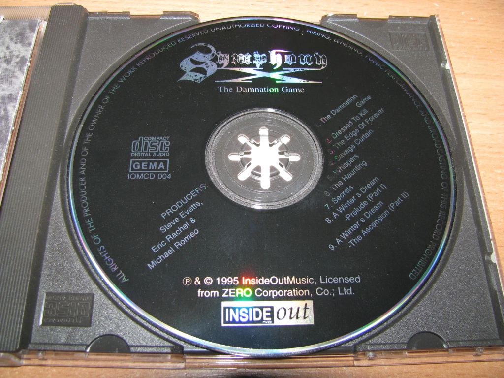 SYMPHONY X - The Damnation Game  (1995 Inside Out 1st press) - фото фото фото 2