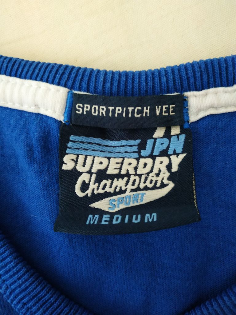 Футболка синя чоловіча SUPERDRY p-p M - фото фото фото 4