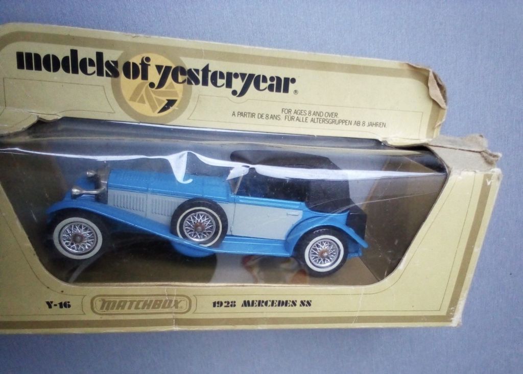 1/43-45 Mercedes-Benz SS Yesteryear 1928 Matchbox Y16 - фото фото фото 1