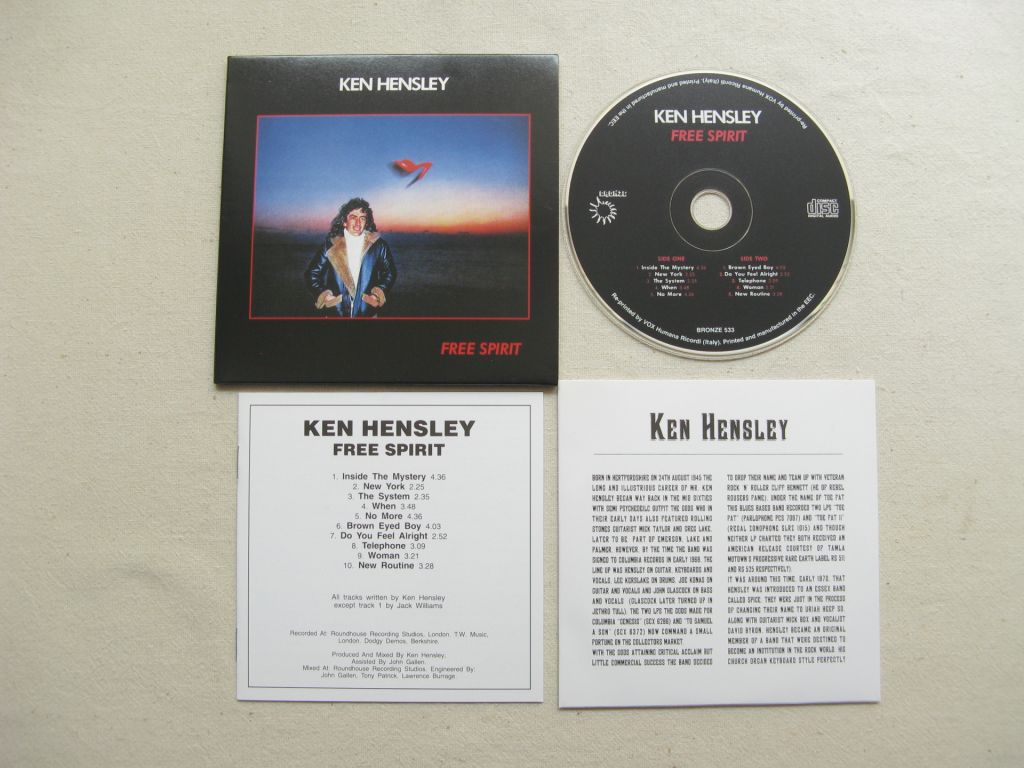 CDLP Uriah Heep Family. Ken Hensley. Free Spirit. 1980. - фото фото фото 2