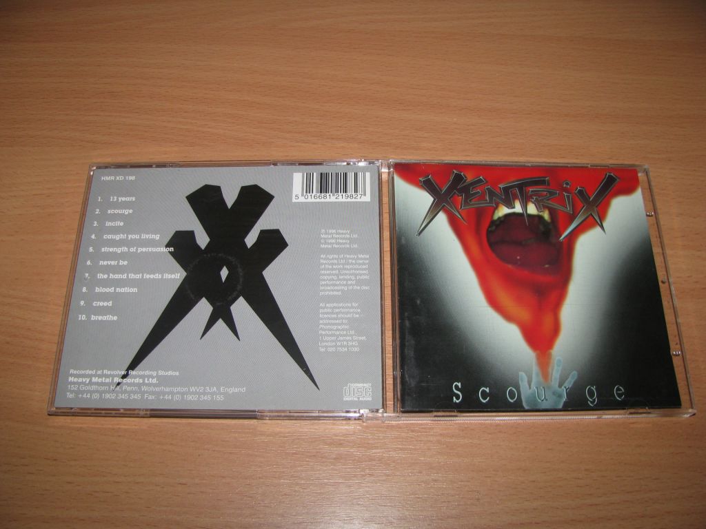 XENTRIX - Scourge  (1996 Heavy Metal,1st press,UK) - фото фото фото 0