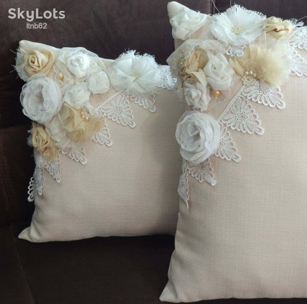 Декоративна наволочка з елементами Handmade ручної роботи - фото фото фото 2