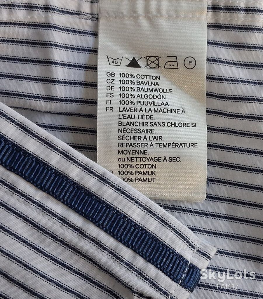 Рубашка от бренда «H&amp;M»/Швеция/М/Cotton-100%/полосочка. - фото фото фото 3