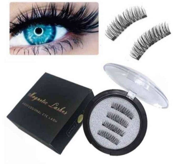 Магнітні вії Magnet Lashes 3 магніти 3D шовк. - фото фото фото 0
