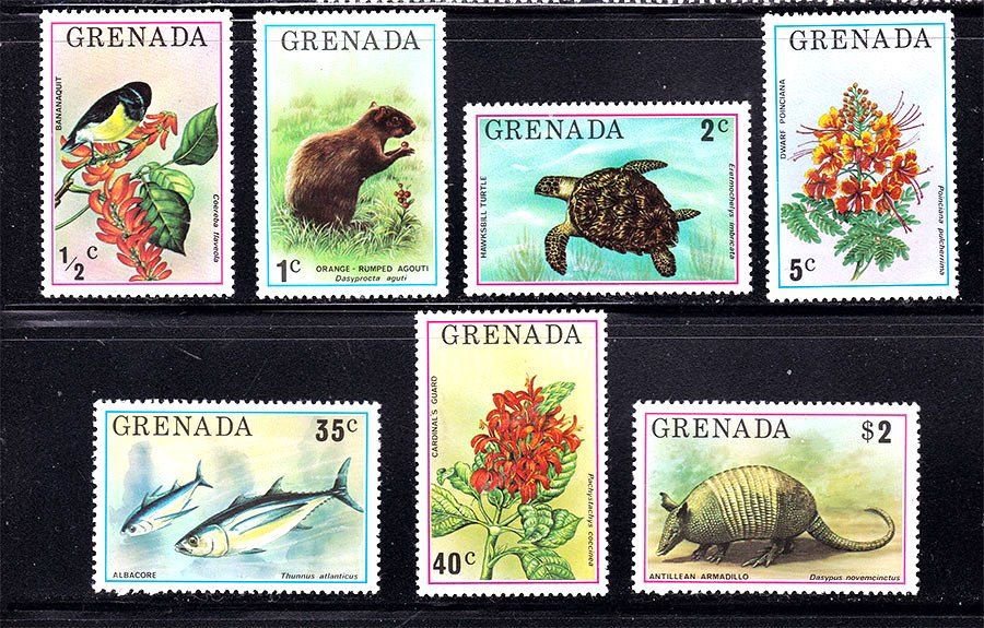 Фауна . Гренадп  1976 г MNH - флора - фото фото фото 0