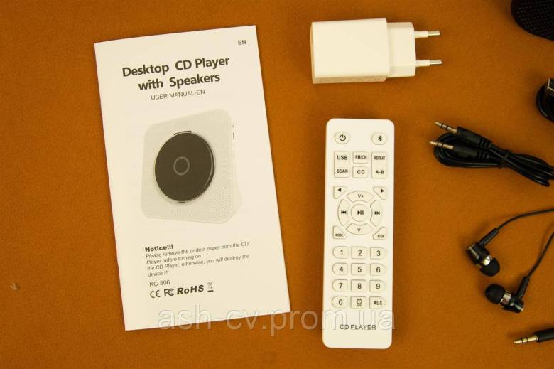 Музичний центр, Wall Mountable, KC-806, CD, Bluetooth, Radio, FM, USB, AUX - фото фото фото 2