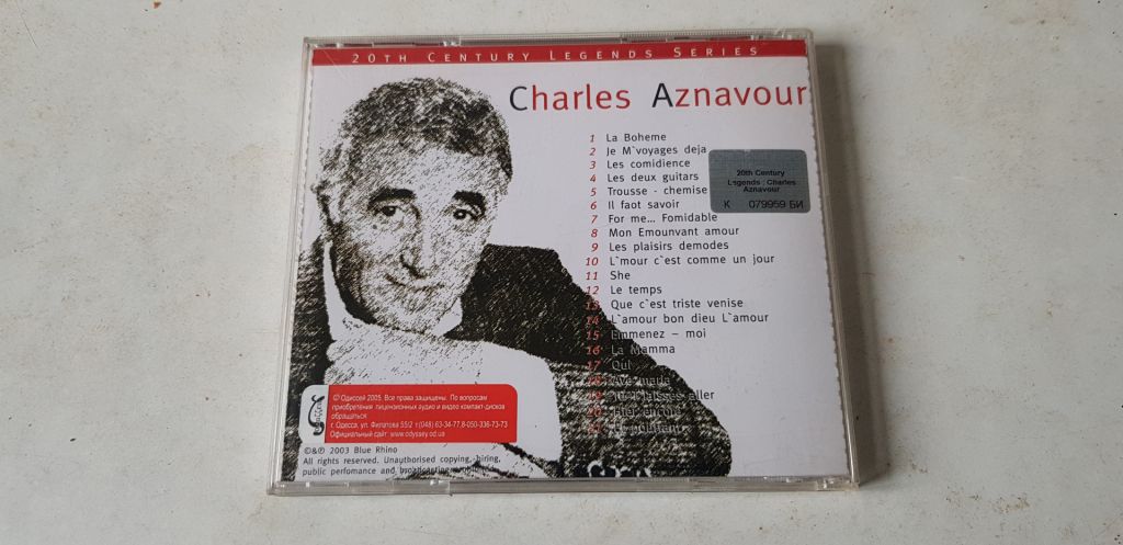 Charles Aznavour CD ліцензія - фото фото фото 1