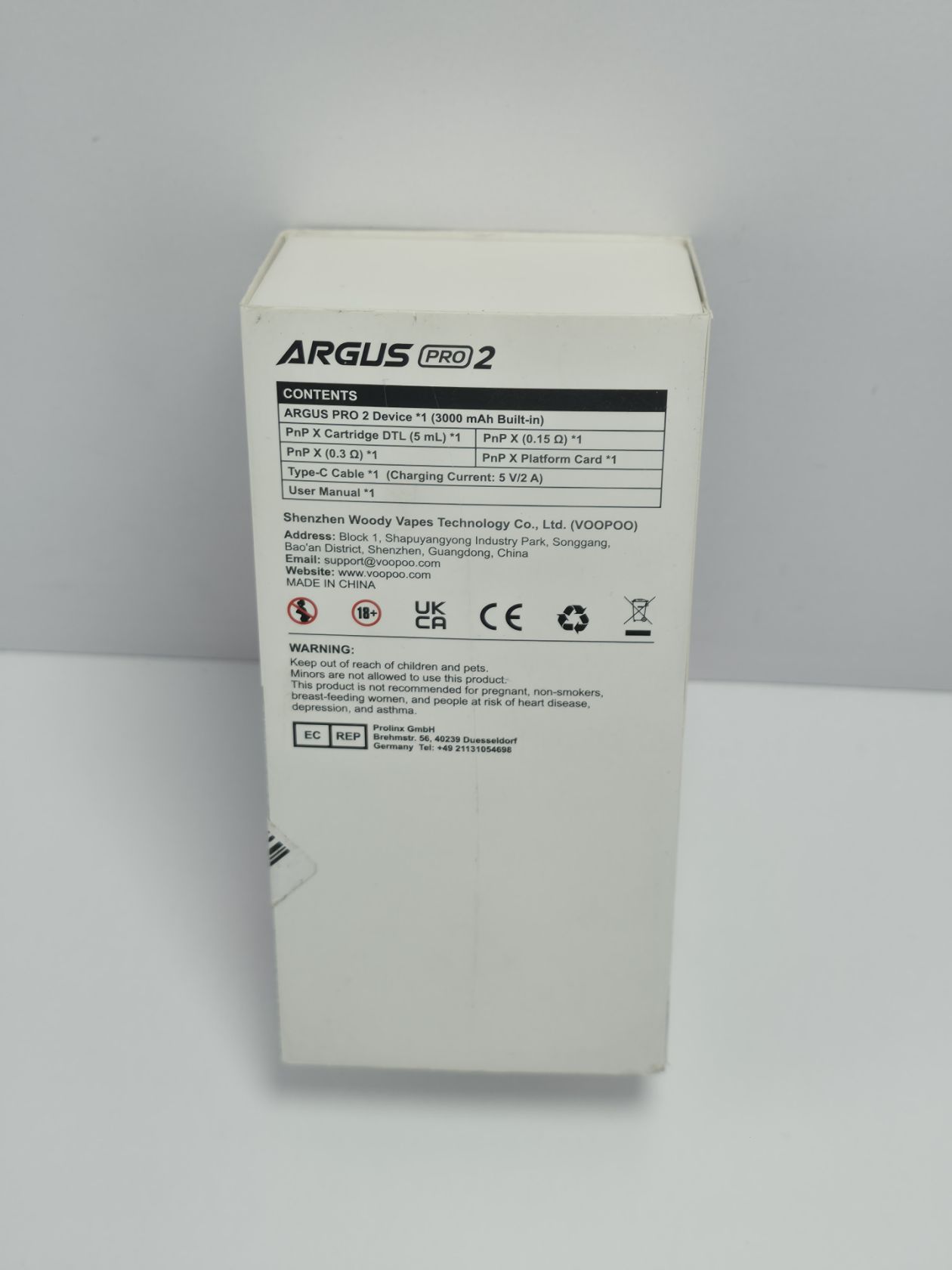 Електронна сигарета VOOPOO ARGUS Pro 2 80W 3000 mAh - фото фото фото 8
