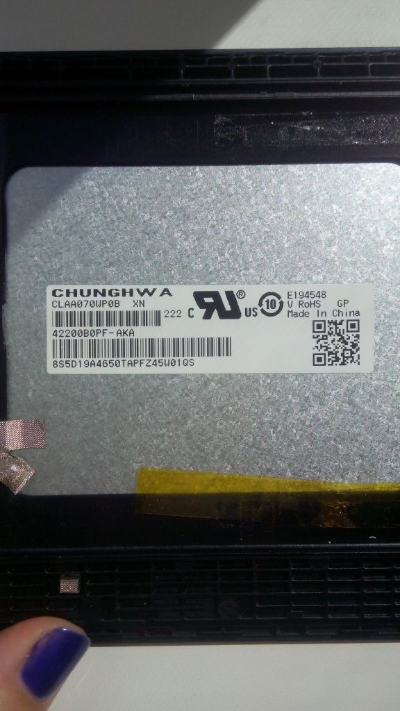 Дисплейный модуль в рамке Lenovo A3500 (дисплей разбит) - фото фото фото 2