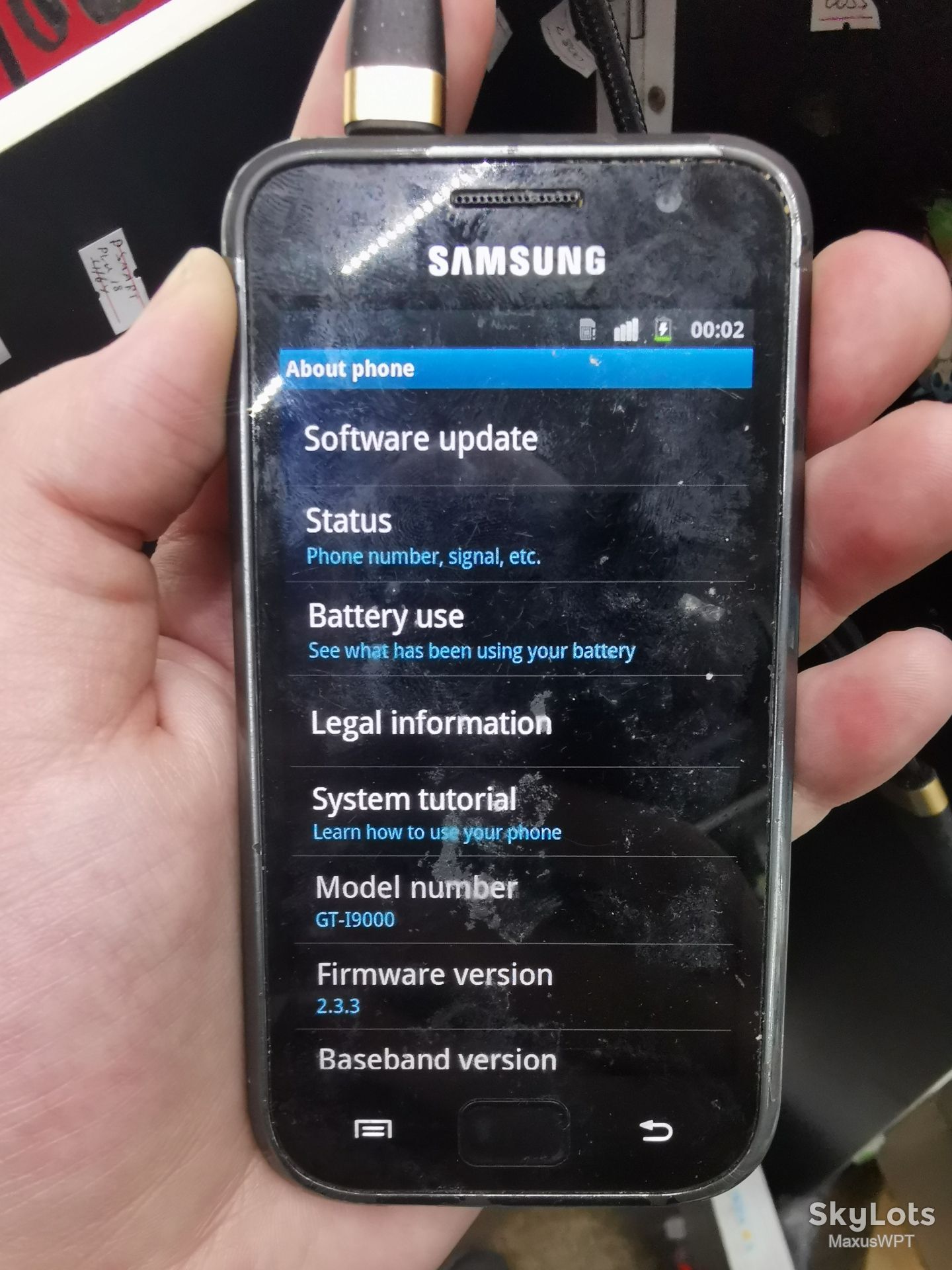 #975 Sklad Samsung galaxy S  9000 black - фото фото фото 1
