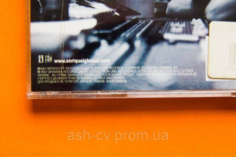 Музичний диск CD. ENRIQUE IGLESIAS - Insomniac - фото фото фото 4