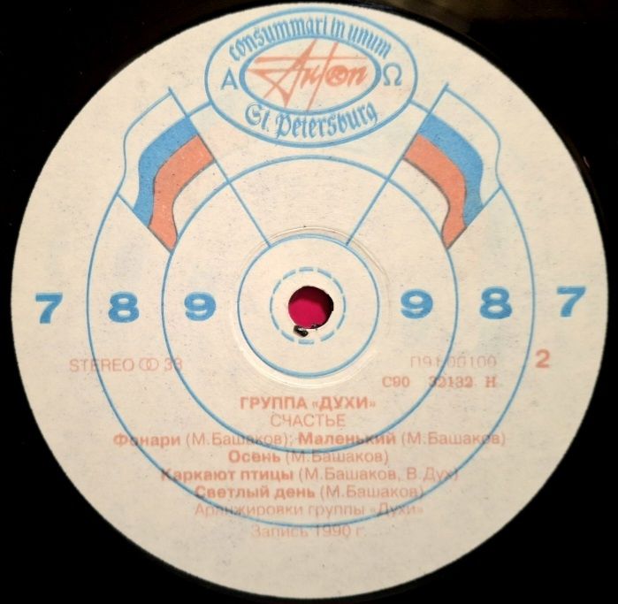 Духи - Счастье - 1990.  (LP). 12. Vinyl. Пластинка. Rare. Antrop. - фото фото фото 3