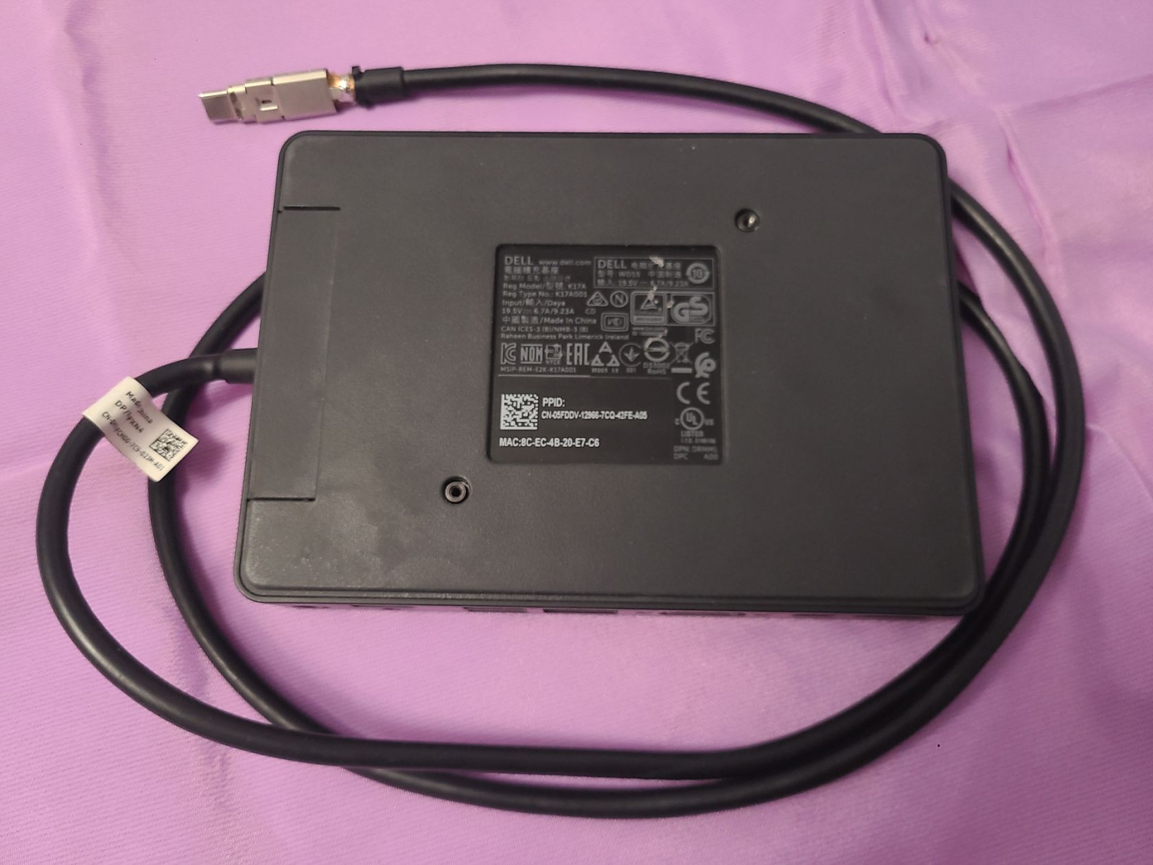 Док станція Dell WD15                  (K17A) мінімум 70 грн - фото фото фото 1