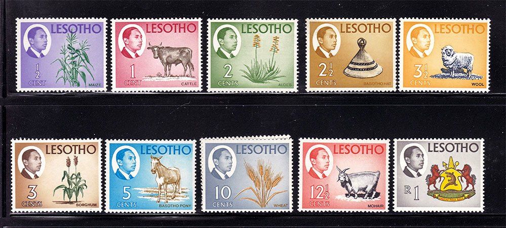 Фауна .  Лесото / Lesotho  1968 г  ** - часть серии - флора - фото фото фото 0